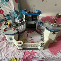 Playmobil, stazione di polizia, robot, furgone etc