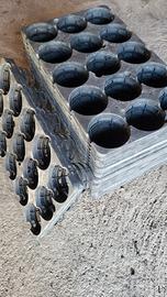 10 contenitori rigido per piantine Vaso 10