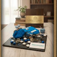 SET PORTA OCCHIALI E PORTA MONETE ALL' UNCINETTO 