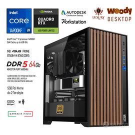 Pc Desktop CAD, i9 14900KF 64Gb, NVIDIA QUADRO