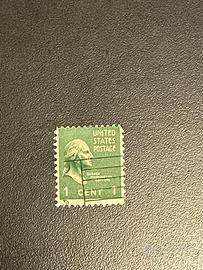 Francobollo George Washington 1cent