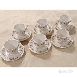 Set da 6 tazze da thè o caffè 