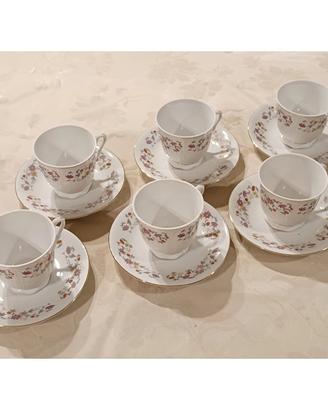 Set da 6 tazze da thè o caffè 