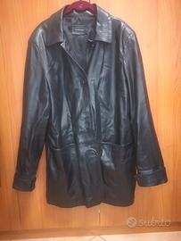 Giacca lunga da signora in vera pelle