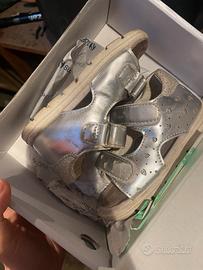 Superga bambina sandali 23 argento