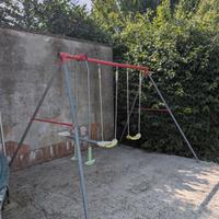 altalena doppia con dondolo