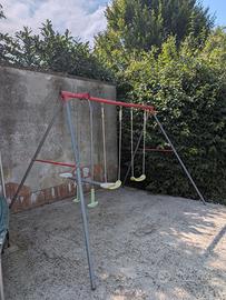 altalena doppia con dondolo
