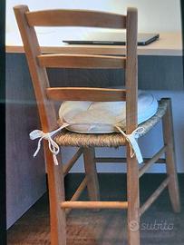 Sedia con cuscino