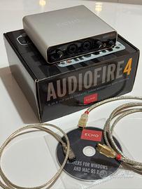 Echo Audiofire 4 - 24 bit 96 khz firewire