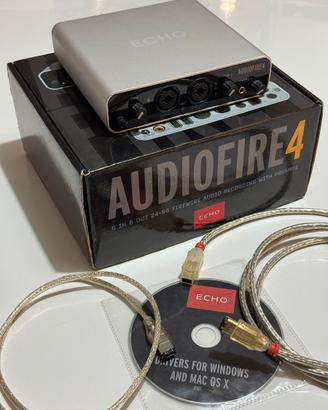 Echo Audiofire 4 - 24 bit 96 khz firewire