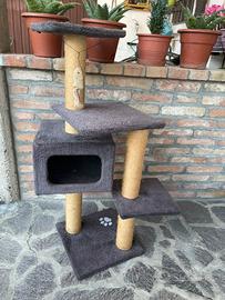 Tiragraffi Gatti H115cm con Cuccia