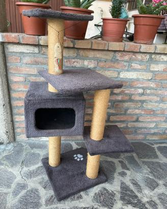 Tiragraffi Gatti H115cm con Cuccia