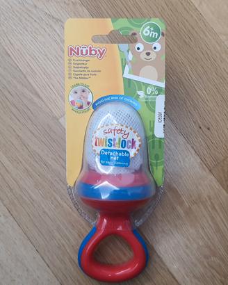 Nuby ciuccio mangiafrutta con retina