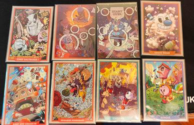 8 carte numerate cuphead 10-50-100-200-250