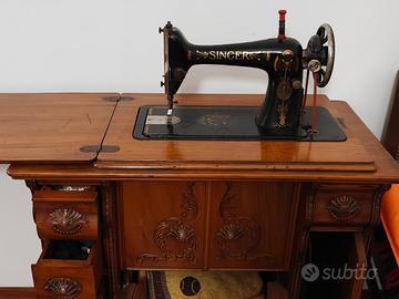 macchina da cucire d'epoca Singer 