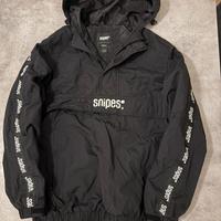 Giacca a Vento Snipes - Anorak Nero con Logo