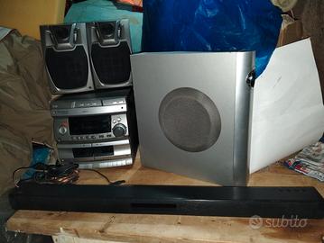 2 Stereo 2 Casse 1 Subwoofer 