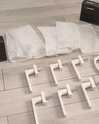 Maniglie Ghidini alluminio bianco PVC infissi