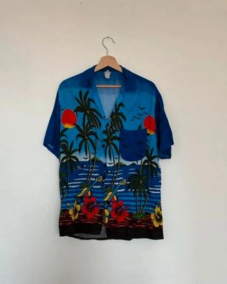 Camicia hawaiana uomo taglia L multicolore