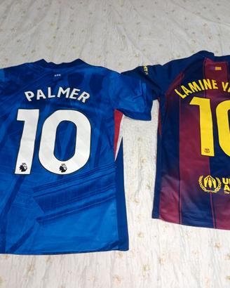 maglie  Chelsea e Barcellona 