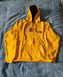 Felpa con cappuccio gialla unisex 