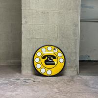 Insegna smaltata telefonica sip vintage