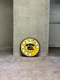 Insegna smaltata telefonica sip vintage