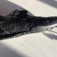 Paciotti 4US sneakers di pitone nero n. 42