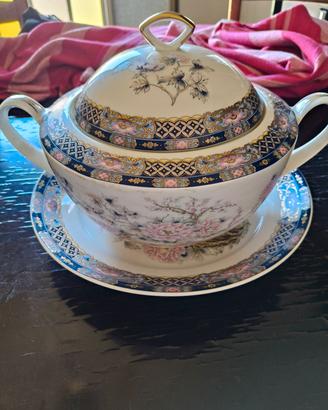 Zuppiera con piatto Limoges 