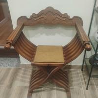 SEDIA REGISTA IN LEGNO PIEGHEVOLE