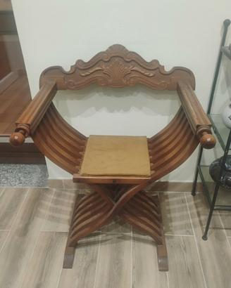 SEDIA REGISTA IN LEGNO PIEGHEVOLE