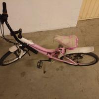 Bicicletta bambina Rosa e Bianca