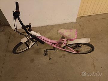 Bicicletta bambina Rosa e Bianca