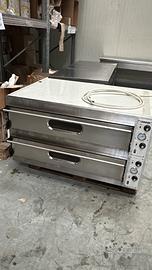 Forno pizza professionale acciaio mod start 66bl