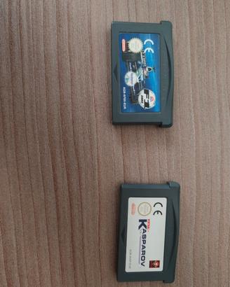 F1 2002 e Kasparov game boy advance cartucce