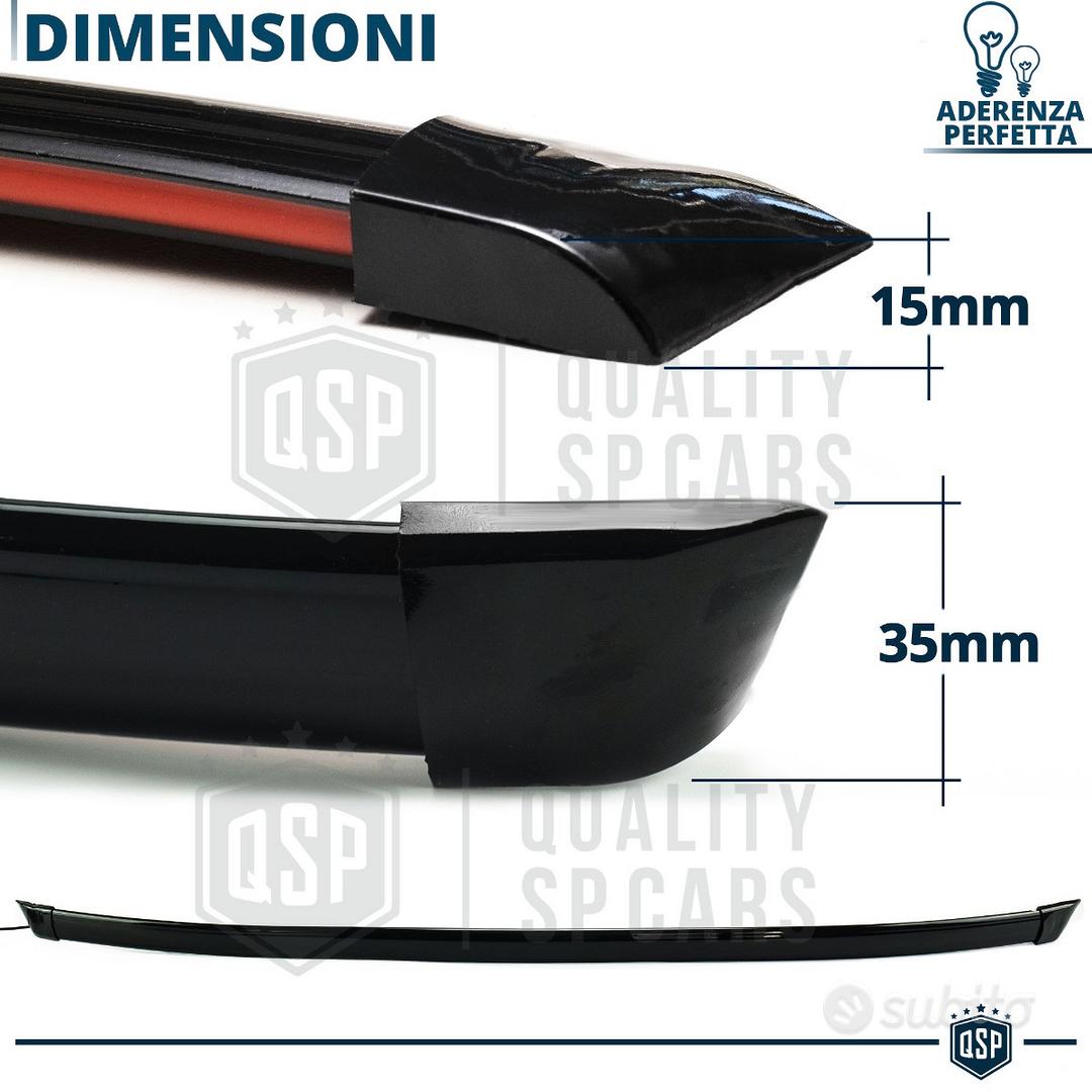 SPOILER LED Posteriore Per Fiat Grande Punto  Striscia LED DINAMICA,  Alettone Adesivo Fibra di Carb Bari Accessori Auto