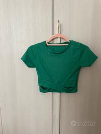 Crop top verde
