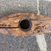 Antica spola in legno (medie dimensioni)