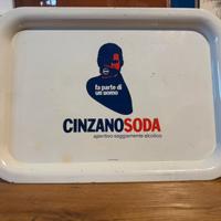 Vassoio cinzano vintage
