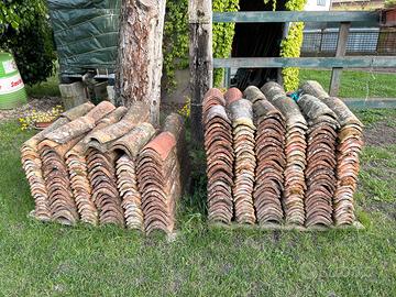 Tegole vecchie e nuove