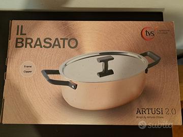 Pentola Rame TVS Brasato Artusi 2.0