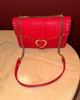 Borsetta Motivi rossa e oro nuova con tracolla