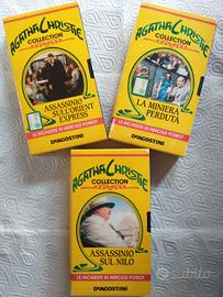 Film vari collana Agatha Christie in VHS