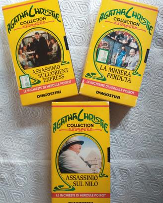 Film vari collana Agatha Christie in VHS