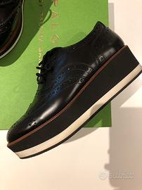 Scarpe stringate donna con zeppa Palomitas