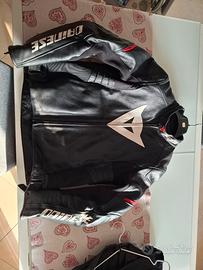 giubbotto pantaloni in pelle dainese