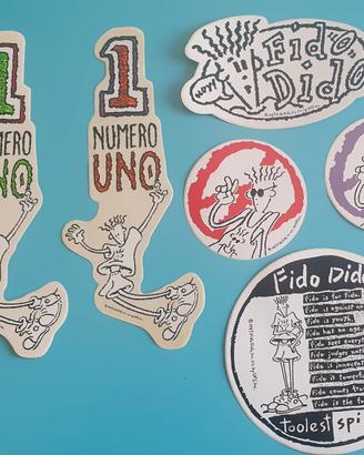 adesivi vintage Fido Dido