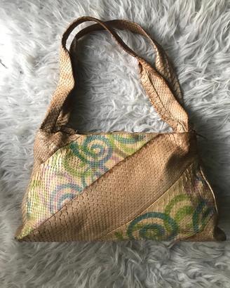 Borsa Ape Regina, originale, VERO PITONE