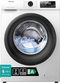 Hisense Lavatrice Slim, 7kg, Classe A