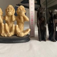 Scimmiette in legno(non sento,non vedo,non parlo)